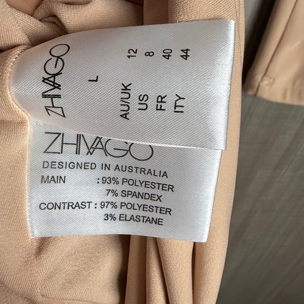 Zhivago Beige Informant Midi Dress - Picture 14 of 14